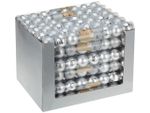 Набор шаров 8X50mm, серебряные (мат/глянц), в тубе
