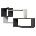 Полка декоративная Hanah Home Afro White Anhtracite