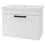 Шкаф под умывальник Mashtab 11988 Agat cu 1 sertare 60cm Alb