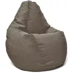 Кресло-мешок BeanBag BM5982, Кресло Груша из велюра Maserrati, XL, дымчатый