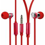 Remax earphones, RM-565i, Red