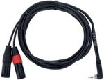 Кабель для музыкального инструмента CORDIAL EY 3 WRMM 2xXLR TATA/1xJACK STEREO 3,5 90” 3m 14875