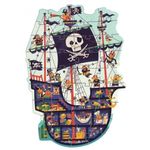 Пазл Djeco DJ07129 Puzzle gigant The Prate Ship, 36 piese