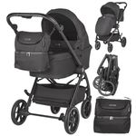 Детская коляска Coccolle 2in1 Serry Jet black