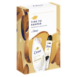 Подарок DOVE WOMEN TIME TO PAMPER (Гель для душа 250мл + Дезодорант 150мл) 2024 г.