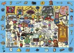 Puzzle Trefl 15595 Spy Guy. La muzeu, 100el