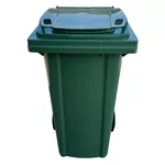 Урна для мусора Uniplast 37198 Cos pentru transportarea deseurilor 120 L pe roti (verde) HE