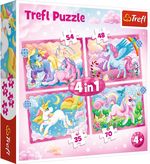 Puzzle Trefl R25E /12 (34389) 4  în 1 Maria unicornilor