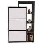 Raft pentru încălțăminte Bofigo Обувница 18-04-81 Anthracite/White
