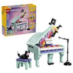 Set de construcție Lego 31392 Music Decor Piano with Cat