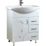 Шкаф под умывальник Mashtab 11652 Stuff cu 3 sertare 65cm Alb