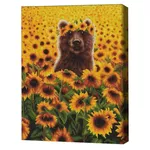 Картина по номерам BrushMe DBS1200FC Mozaic cu diamante 40x50сm (fără cutie) Ursuleț de soare, Lucia Heffernan