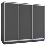 Шкаф Mobildor-Lux Fox uși glisante din PAL (260x60x200H cm) Anthracite