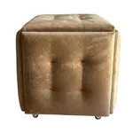 Пуф Nex Home Cub Transformer 5 scaune in 1 N2, Maro Deschis