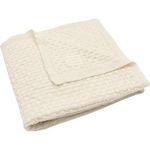 Set de perne si plapume Jollein 516-522-67080 Paturica Weave Knit Merino wool Oatmeal, 100x150 cm