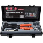 Заклёпочник ручной Force 5861 Заклепочник резьбовой 86 пр.