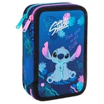 Школьный пенал CoolPack F066780 Penar Disney Core Stitch (2 comp., echipat)