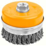 Набор головок, бит, насадок Tolsen Perie cupa din sirma rasucita 100mm M14 Industrial (77515)