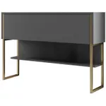Masă Trendy Luxe, AurAntracit, 120x80x30cm (GTR005828)