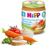 Hipp пюре курица, рис и овощи, 4+мес. 125г