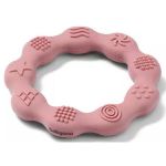 Игрушка-прорезыватель BabyOno 0825/02 Inele dentitie din silicon RING roz