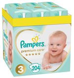 Scutece Pampers Premium Care BOX 3 (6-10 kg) 204 buc