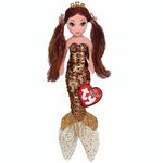 Jucărie de pluș TY TY02104 GINGER Brown Mermaid 25cm