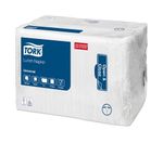 Tork салфетки 33х33 см белые, 1 слой, 500/8, Белые