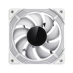 PC Case Fan GAMEMAX FN12A-C8I-W, 120mm, ARGB, 31.21dB, 44.35 CFM, 800-1600RPM, Hydro Bearing, White
