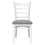 Scaun Evelin di Costacurta Coco White (Обивка- NV-10 WP grey)