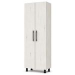 Dulap Mashtab S12517 Dulap pentru haine (600x340x1900) Stejar Alb
