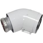 Дымоход Vaillant 111906 колено 45 градусов, для конденсационных котлов DN 60/100 PP