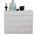 Comodă Bayro Modena 1000x810x450 МДФ 18мм Ручка Sorrento белый мат