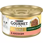 Hrană pentru animale de companie Purina Gourmet Gold Succulent Delights cons. p/pisici (somon) 85g (24)