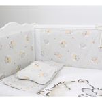 Детское постельное белье PernaMea Set lenjerie 8 piese Teddy love Grey (PM.100262/11)