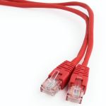 1 m, FTP Patch Cord  Red, PP22-1M/R, Cat.5E, Cablexpert, molded strain relief 50u
