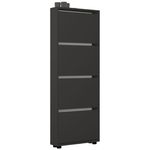 Полка для обуви Mobildor-Lux Leo Slim 50x16x164H cm Anthracite