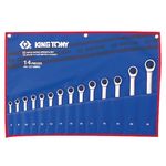 Cheie fixă King Tony 12114MRN ключи комбинированные с трещоткой 8-24мм, 14 пр.