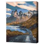 Tablou pe numere BrushMe BS41084 40x50cm (în cutie) Serpentină montană