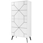 Шкаф Trendy Duna-Alb 62x136x35cm, multifunctionala (GTR006597)