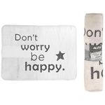 Коврик для ванной MSV 53689 Home 50x70cm cu memorie, alb, microfibra