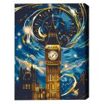 Картина по номерам BrushMe BS54016 40x50cm (în cutie) Big Ben fermecat