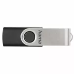 Флеш память USB Hama 104302 Rotate 64 GB black/silver