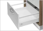 Modern Box Square gri L-450 H-210 deschidere totală cu amortizor