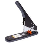 Степлер канцелярский Deli DLE0485 Capsator Pro, 210 foi, negru