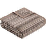 Textile de casă Ibena 3599/380 Jacquard Decke Malang Grey/brown