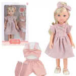 Păpușă Essa 91098-C Păpușa Mica Milly, în rochie roz 33 cm