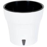 Цветочный горшок Santino Dali-M (7.8L, Alb/Negru)