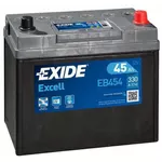 Автомобильный аккумулятор Exide EXCELL 12V 45Ah 330EN 237x127x227 -/+ (EB454)