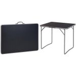 Стол ProGarden 41605 80x60cm, черный, чемодан, металл/пласт